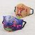 Cotton blend nose clip face masks, 'Fantasy Animals' (pair) - 3-Layer Cotton Blend Nose Clip Animal Print Masks (Pair) thumbail