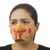 Cotton blend nose clip face masks, 'Fantasy Animals' (pair) - 3-Layer Cotton Blend Nose Clip Animal Print Masks (Pair) (image 2d) thumbail