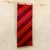 Wool tapestry, 'Inca Frets' - Hand Woven Red Wool Tapestry (image 2b) thumbail