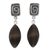Obsidian dangle earrings, 'Amazing' - Transparent Obsidian Dangle Earrings (image 2a) thumbail