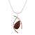 Jasper pendant necklace, 'Outlook' - Modern Pendant Necklace with Red Jasper (image 2a) thumbail