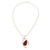 Jasper pendant necklace, 'Outlook' - Modern Pendant Necklace with Red Jasper (image 2c) thumbail