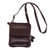 Leather shoulder bag, 'Voyager' - Dark Brown Leather Shoulder Bag thumbail