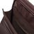 Leather shoulder bag, 'Voyager' - Dark Brown Leather Shoulder Bag (image 2d) thumbail