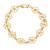 Gold-plated link bracelet, 'Cadena de Margaritas' - Peruvian Daisy Chain Gold-Plated Link Bracelet (image 2a) thumbail