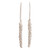 Sterling silver dangle earrings, 'Plantago' - Nature Inspired Sterling SIlver Dangle Earrings (image 2a) thumbail
