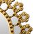 Wood and glass wall mirror, 'Cusco Bouquet' - Gold Toned Floral Wall Mirror (image 2c) thumbail