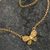 Gold-plated filigree pendant necklace, 'Radiant Butterfly' - Butterfly Necklace in 18k Gold Plated Filigree (image 2b) thumbail