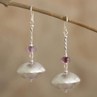 Tourmaline dangle earrings, Magnificence