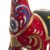 Ceramic figurine, 'Chullo Llama in Red' - Artisan Crafted Ceramic Llama Sculpture (image 2f) thumbail