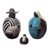 Chulucanas ceramic nativity scene, 'Christmas in the North' (3 pieces) - Artisan Crafted 3 Piece Chulucanas Ceramic Nativity Scene thumbail