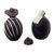 Chulucanas ceramic nativity scene, 'Christmas in the North' (3 pieces) - Artisan Crafted 3 Piece Chulucanas Ceramic Nativity Scene (image 2b) thumbail