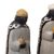Chulucanas ceramic nativity scene, 'Reverent Nativity' (8 pieces) - 8-Piece Black & White Chulucanas Ceramic Nativity Scene (image 2d) thumbail