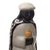 Chulucanas ceramic nativity scene, 'Reverent Nativity' (8 pieces) - 8-Piece Black & White Chulucanas Ceramic Nativity Scene (image 2e) thumbail