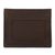 Leather card holder, 'Signature in Mahogany' - Four Slot Mahogany Brown Leather Card Holder from Peru (image 2c) thumbail