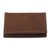 Leather wallet, 'Subtle in Camel' - Six Card Slot Bi-Fold Brown Leather Wallet from Peru (image 2c) thumbail