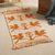 Wool area rug, 'Sunset Song' (2x3.5) - Geometric Red-Orange Bird Wool Area Rug from Peru (2x3.5) (image 2b) thumbail