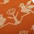 Wool area rug, 'Sunset Song' (2x3.5) - Geometric Red-Orange Bird Wool Area Rug from Peru (2x3.5) (image 2d) thumbail