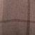100% baby alpaca scarf, 'Taupe Plaid' - Baby Alpaca Handwoven Plaid Wrap Scarf in Taupe from Peru (image 2c) thumbail