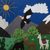 Cotton applique wall hanging, 'Andean Dance' - Andean Themed Applique Wall Hanging (image 2d) thumbail