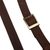 Suede and leather bucket bag, 'Boho Style in Brown' - Bucket Bag in Suede and Leather (image 2e) thumbail