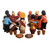 Ceramic tableau, 'Loaves and Fishes' (12 pieces) - Handmade Ceramic Christian Themed Tableau (12 Pieces) (image 2b) thumbail