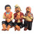 Ceramic tableau, 'Loaves and Fishes' (12 pieces) - Handmade Ceramic Christian Themed Tableau (12 Pieces) (image 2d) thumbail