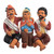 Ceramic tableau, 'Loaves and Fishes' (12 pieces) - Handmade Ceramic Christian Themed Tableau (12 Pieces) (image 2f) thumbail