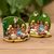 Ceramic nativity scenes, 'Ayacucho Christmas' (pair) - Handmade Ceramic Nativity Scenes (Pair) thumbail