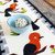 Wool-blend table runner, 'Cock-of-the-Rock' - Hand Loomed Table Runner (image 2b) thumbail
