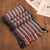 100% alpaca scarf, 'Tarma Sunset' - Hand Loomed Vermilion and Grey Scarf thumbail