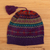 100% alpaca knit hat, 'Jewel of the Andes' - Jewel-Toned 100% Alpaca Knit Hat (image 2) thumbail