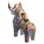 Ceramic sculpture, 'Big Pucará Bull in White' - White Floral Bull Sculpture (image 2c) thumbail