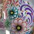 Ceramic sculpture, 'Big Pucará Bull in White' - White Floral Bull Sculpture (image 2f) thumbail