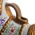 Ceramic sculpture, 'Big Pucará Bull in White' - White Floral Bull Sculpture (image 2h) thumbail