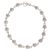 Sterling silver link bracelet, 'Endless Roses' - Rose Motif Sterling Silver Bracelet (image 2a) thumbail