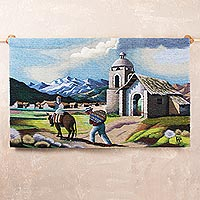 Wool tapestry Apurimac Traveler Peru
