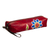 Leather makeup case, 'Floral Red' - Leather Makeup Case with Floral Motif Hand-Painted in Peru thumbail