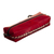 Leather makeup case, 'Floral Red' - Leather Makeup Case with Floral Motif Hand-Painted in Peru (image 2d) thumbail