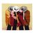 Wool tapestry, 'Quena Flute Players' - Handcrafted Music Themed Wool Tapestry from Peru (image 2a) thumbail