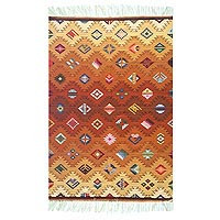 Wool rug,
