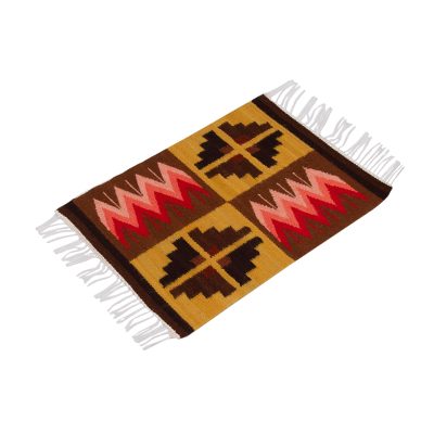 Wool placemats, 'Pukio Lake' (set of 4) - Wool placemats (Set of 4)