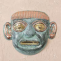 Copper mask Lord of Sipan Peru