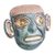 Copper mask, 'Lord of Sipan' - Handcrafted Archaeological Copper and Bronze Mask (image 2c) thumbail
