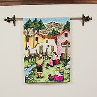 Wool tapestry,