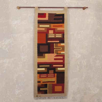 Wool tapestry, Stairway to the Future