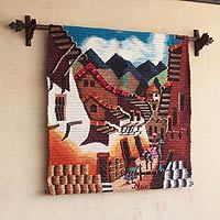 Wool tapestry,