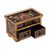 Painted glass chest of drawers, 'Renaissance' - Collectible Reverse Painted Glass Decorative Jewelry Box (image 2d) thumbail