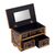 Painted glass chest of drawers, 'Renaissance' - Collectible Reverse Painted Glass Decorative Jewelry Box (image 2e) thumbail