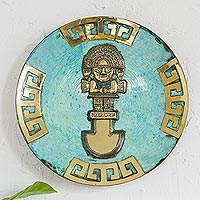 Copper plate Ceremonial Dagger Peru